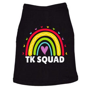 TK Squad Rainbow Transitional Kindergarten Teacher Cute TK Doggie Tank