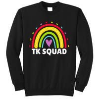 TK Squad Rainbow Transitional Kindergarten Teacher Cute TK Sweatshirt