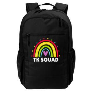 TK Squad Rainbow Transitional Kindergarten Teacher Cute TK Daily Commute Backpack