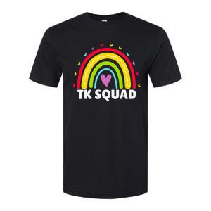 TK Squad Rainbow Transitional Kindergarten Teacher Cute TK Softstyle CVC T-Shirt