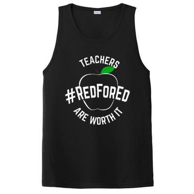 Teacher Support Red for Ed PosiCharge Competitor Tank