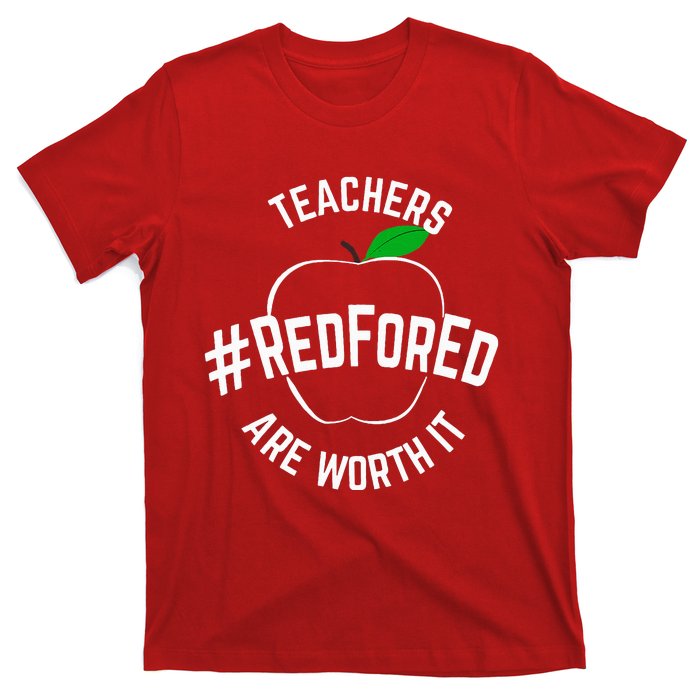 Teacher Support Red for Ed T-Shirt