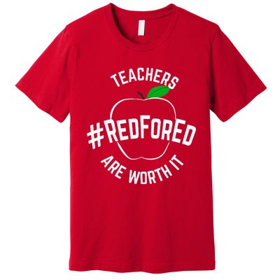 Teacher Support Red for Ed Premium T-Shirt