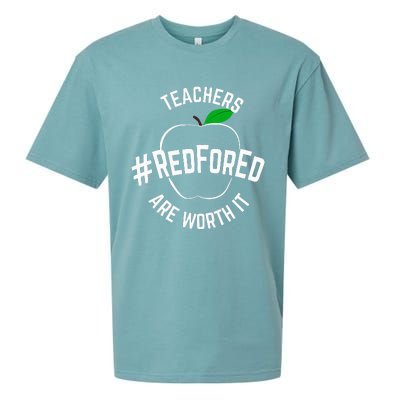 Teacher Support Red for Ed Sueded Cloud Jersey T-Shirt