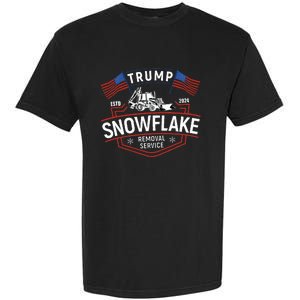 TrumpS Snowflake Removal Service Funny Trump 2024 Garment-Dyed Heavyweight T-Shirt