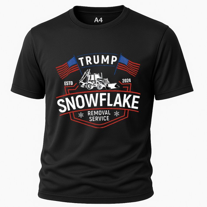 TrumpS Snowflake Removal Service Funny Trump 2024 Cooling Performance Crew T-Shirt