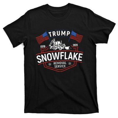 TrumpS Snowflake Removal Service Funny Trump 2024 T-Shirt