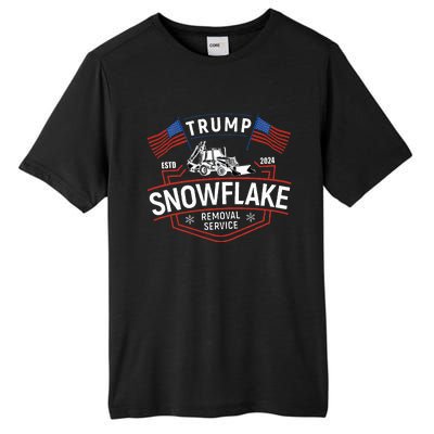 TrumpS Snowflake Removal Service Funny Trump 2024 Tall Fusion ChromaSoft Performance T-Shirt