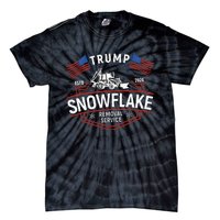 TrumpS Snowflake Removal Service Funny Trump 2024 Tie-Dye T-Shirt