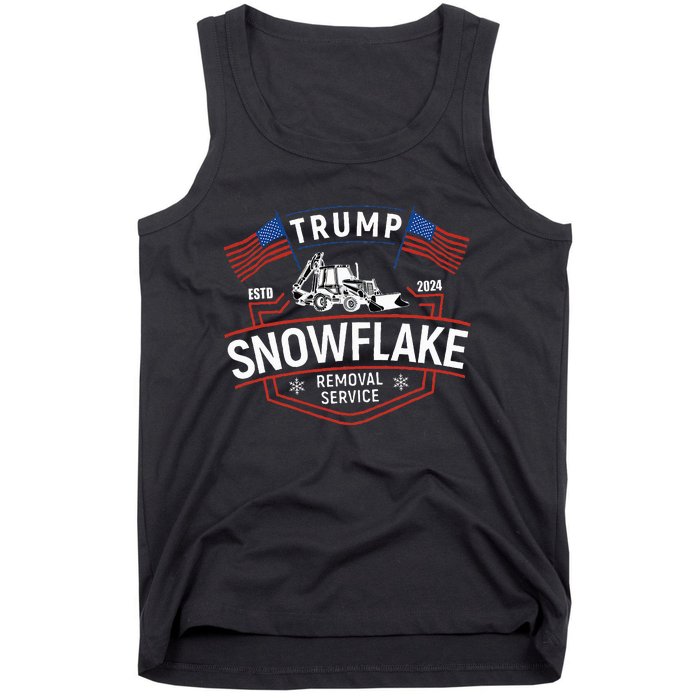 TrumpS Snowflake Removal Service Funny Trump 2024 Tank Top