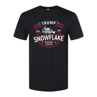 TrumpS Snowflake Removal Service Funny Trump 2024 Softstyle CVC T-Shirt