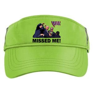 Trump Shot Rally Assassination Missed Me! Adult Drive Performance Visor