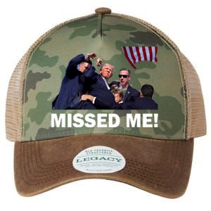 Trump Shot Rally Assassination Missed Me! Legacy Tie Dye Trucker Hat