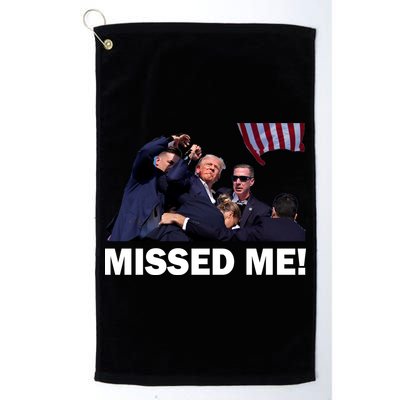 Trump Shot Rally Assassination Missed Me! Golf Towel