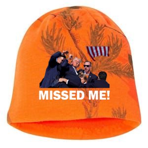 Trump Shot Rally Assassination Missed Me! Kati - Camo Knit Beanie