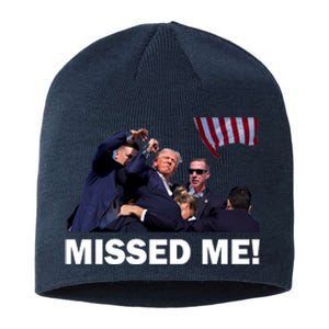 Trump Shot Rally Assassination Missed Me! Sustainable Beanie