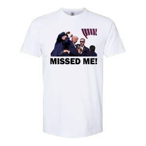 Trump Shot Rally Assassination Missed Me! Softstyle CVC T-Shirt