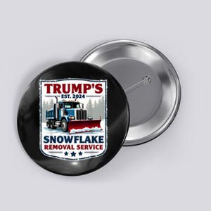 TrumpS Snowflake Removal Service Funny Trump 2024 Button