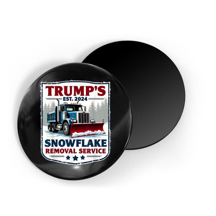 TrumpS Snowflake Removal Service Funny Trump 2024 Magnet