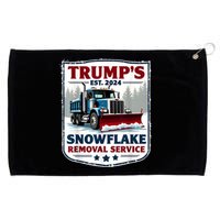 TrumpS Snowflake Removal Service Funny Trump 2024 Grommeted Golf Towel