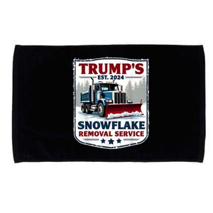 TrumpS Snowflake Removal Service Funny Trump 2024 Microfiber Hand Towel