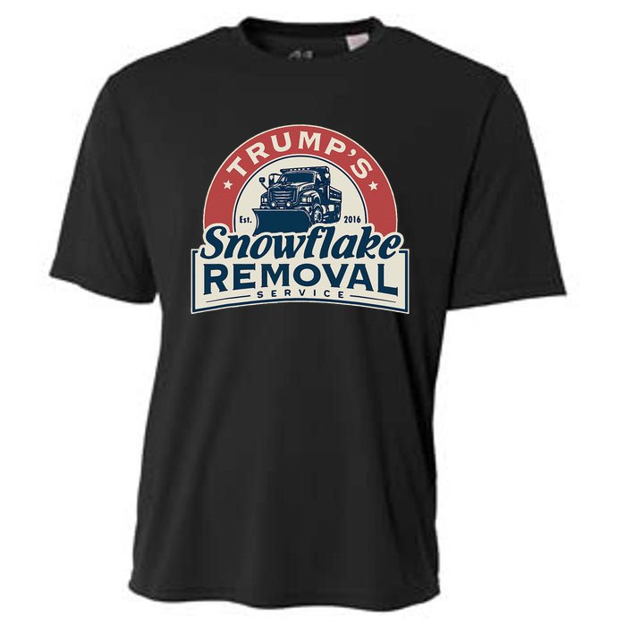 TrumpS Snowflake Removal Service Funny Trump 2024 Cooling Performance Crew T-Shirt