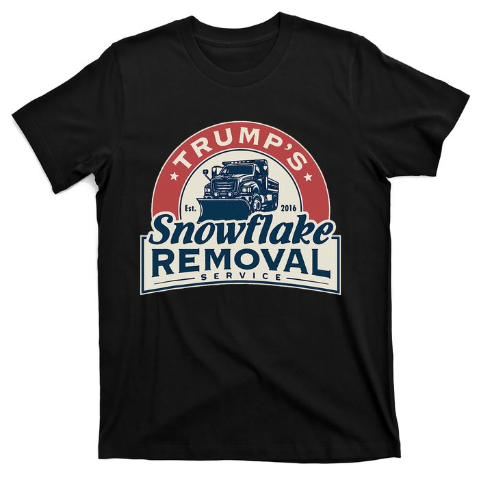 TrumpS Snowflake Removal Service Funny Trump 2024 T-Shirt