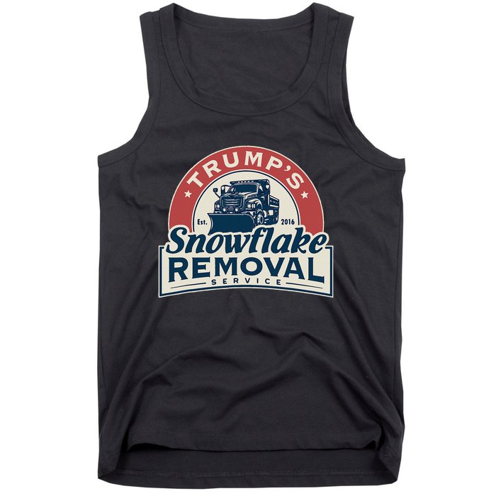 TrumpS Snowflake Removal Service Funny Trump 2024 Tank Top