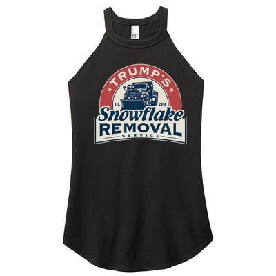 TrumpS Snowflake Removal Service Funny Trump 2024 Women’s Perfect Tri Rocker Tank