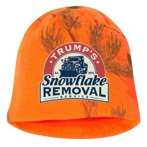 TrumpS Snowflake Removal Service Funny Trump 2024 Kati - Camo Knit Beanie