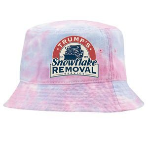 TrumpS Snowflake Removal Service Funny Trump 2024 Tie-Dyed Bucket Hat