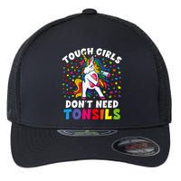 Tonsil Surgery Recovery Gift Unicorn Tonsil Removal Flexfit Unipanel Trucker Cap