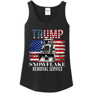 Trump Snowflake Removal Service Funny Donald Trump 2024 Ladies Essential Tank