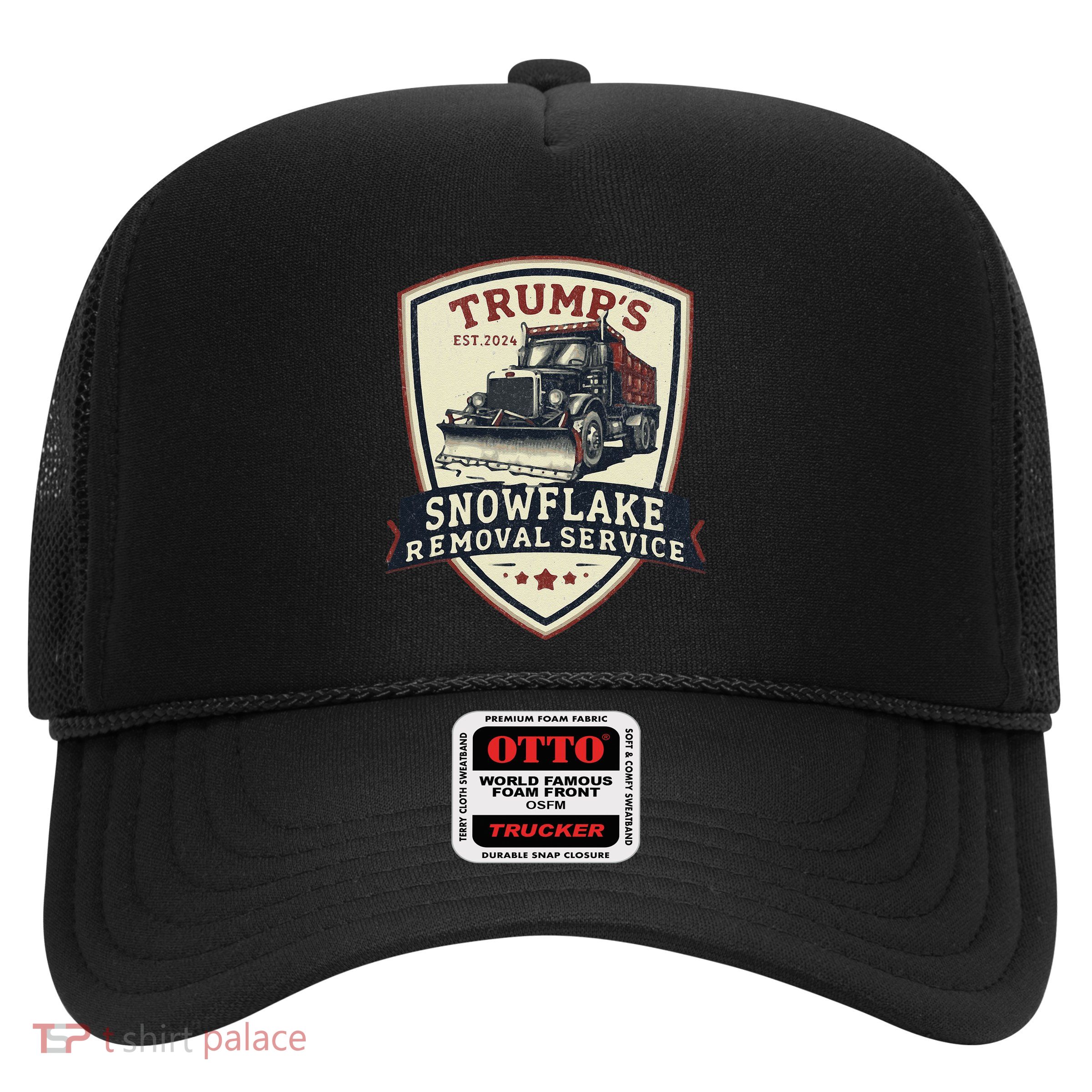 Trump Snowflake Removal Service Certification Program Funny Trucker Hat