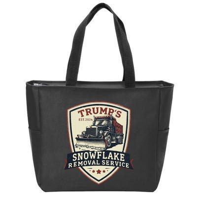 Trump Snowflake Removal Service Certification Program Funny Zip Tote Bag