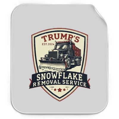 Trump Snowflake Removal Service Certification Program Funny Permanent Decal Sticker