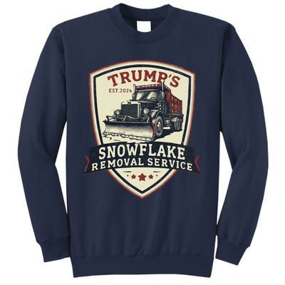 Trump Snowflake Removal Service Certification Program Funny Sweatshirt