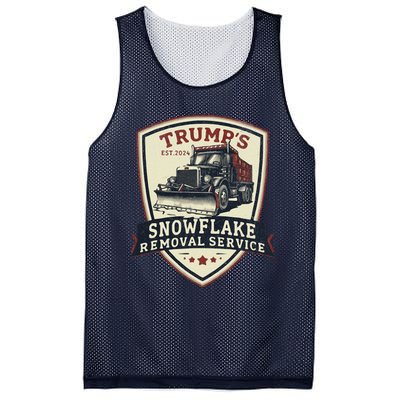 Trump Snowflake Removal Service Certification Program Funny Mesh Reversible Basketball Jersey Tank