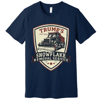 Trump Snowflake Removal Service Certification Program Funny Premium T-Shirt