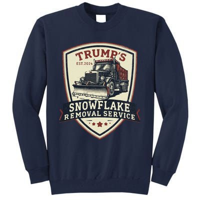 Trump Snowflake Removal Service Certification Program Funny Tall Sweatshirt