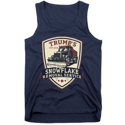 Trump Snowflake Removal Service Certification Program Funny Tank Top