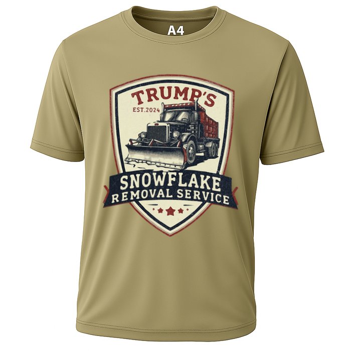 Trump Snowflake Removal Service Certification Program Funny Cooling Performance Crew T-Shirt
