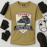 Trump Snowflake Removal Service Certification Program Funny Cooling Performance Crew T-Shirt