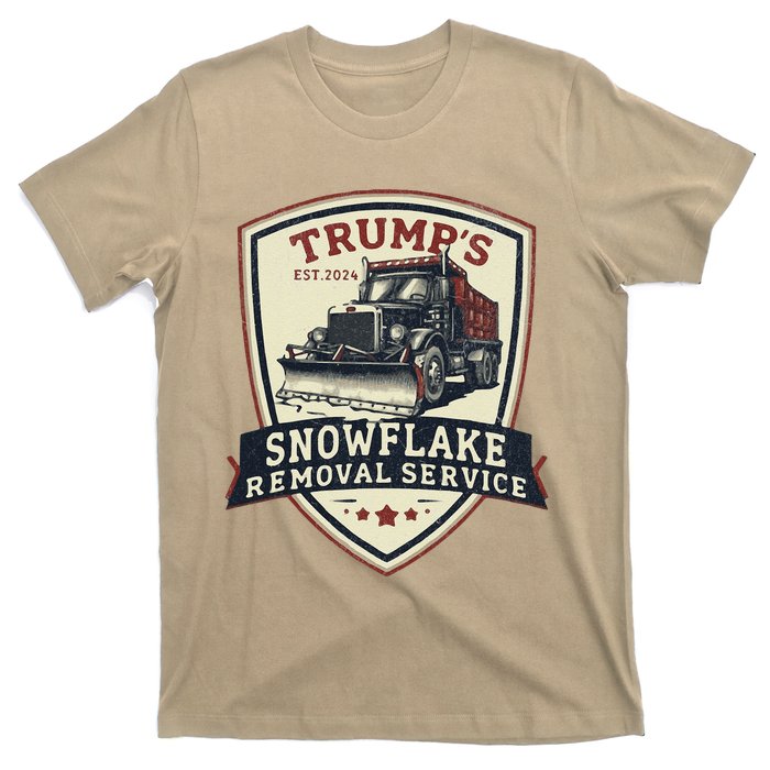 Trump Snowflake Removal Service Certification Program Funny T-Shirt