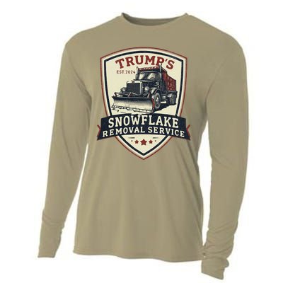 Trump Snowflake Removal Service Certification Program Funny Cooling Performance Long Sleeve Crew