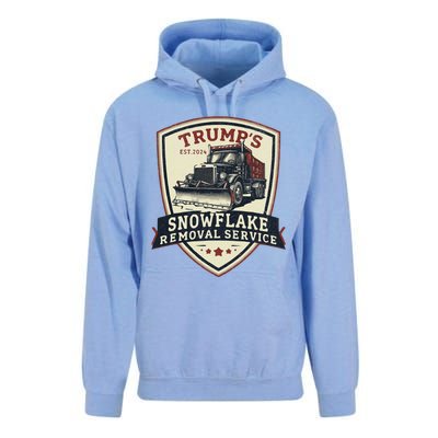 Trump Snowflake Removal Service Certification Program Funny Unisex Surf Hoodie