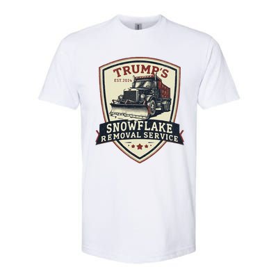 Trump Snowflake Removal Service Certification Program Funny Softstyle CVC T-Shirt