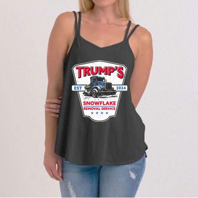 TrumpS Snowflake Removal Service Women's Strappy Tank