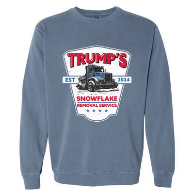 TrumpS Snowflake Removal Service Garment-Dyed Sweatshirt