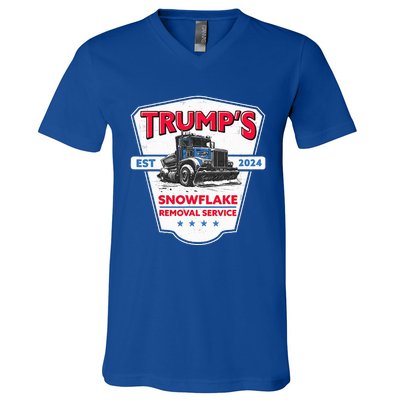 TrumpS Snowflake Removal Service V-Neck T-Shirt